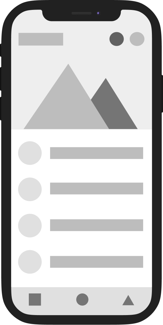 Phone with light interface
