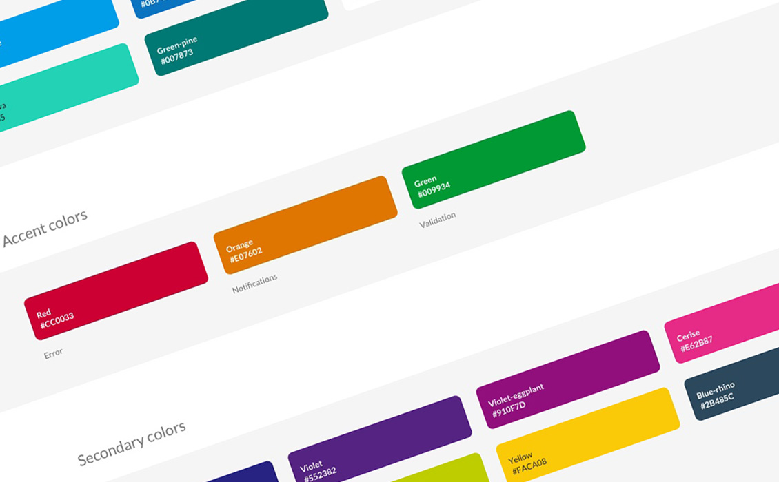 Palette color